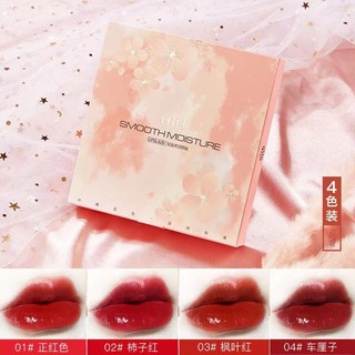 Set 4 Son Kem Bóng Mịn Lì SMOOTH MOISTURE