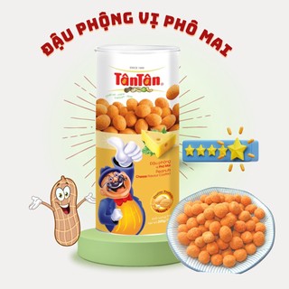 Đậu phộng vị phô mai tân tân lon 200g