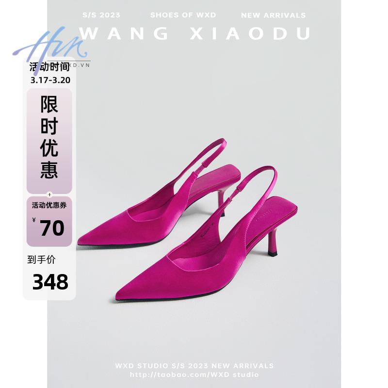 Sandal Cao Gót Mũi Nhọn Thiết Kế Mới Thời Trang Mùa Hè Dành Cho Nữ