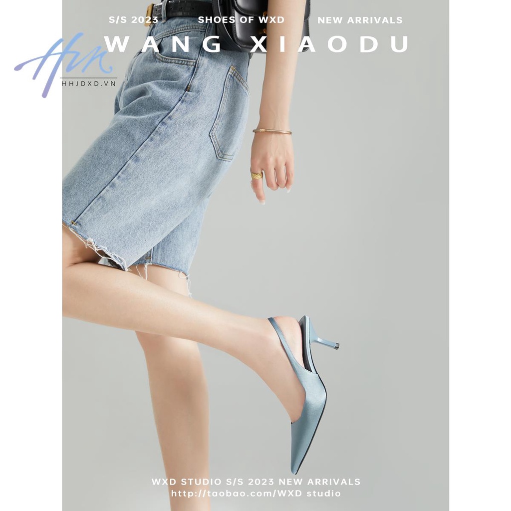 Sandal Cao Gót Mũi Nhọn Thiết Kế Mới Thời Trang Mùa Hè Dành Cho Nữ