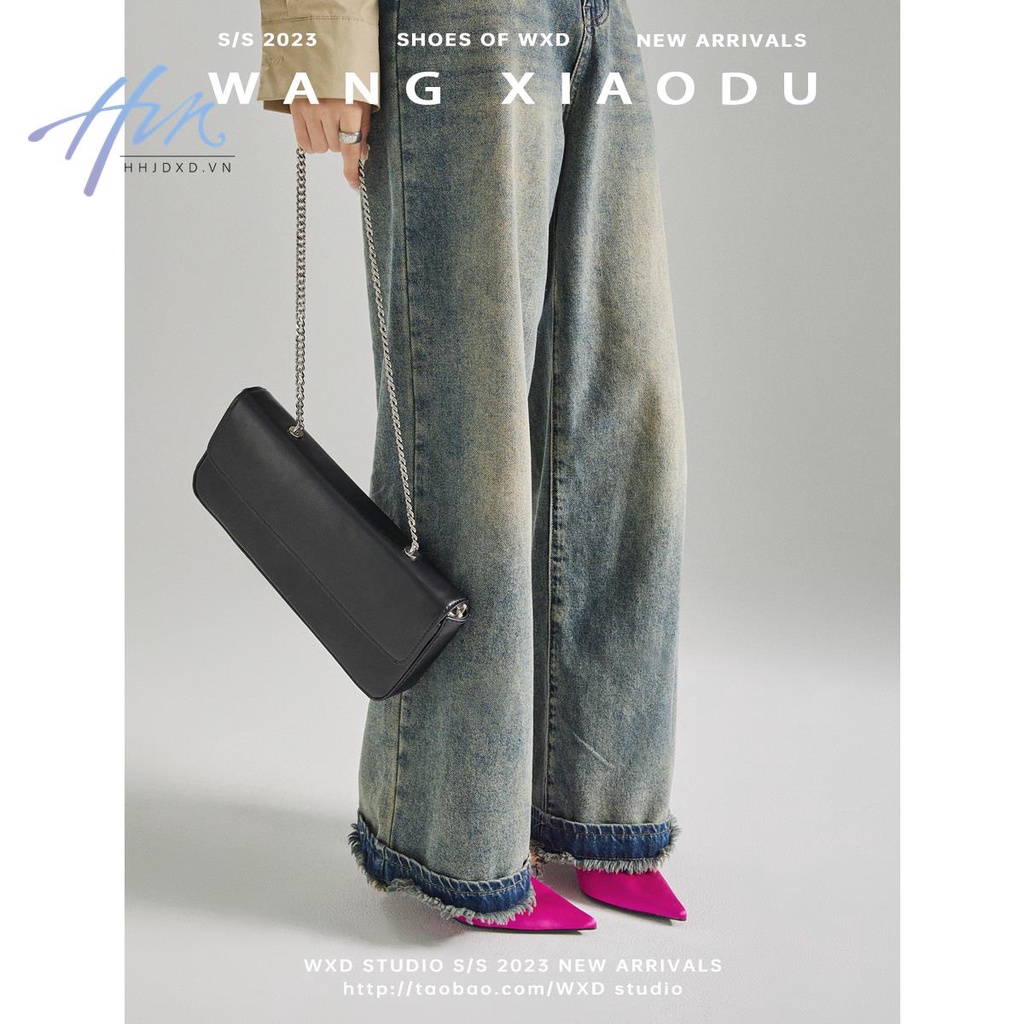 Sandal Cao Gót Mũi Nhọn Thiết Kế Mới Thời Trang Mùa Hè Dành Cho Nữ