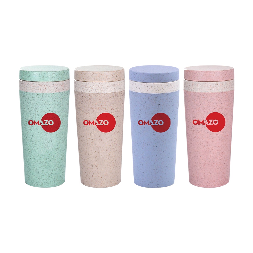 [GIFT - HÀNG TẶNG KHÔNG BÁN] Cốc giữ nhiệt lúa mạch có quai 300ml (Màu ngẫu nhiên)