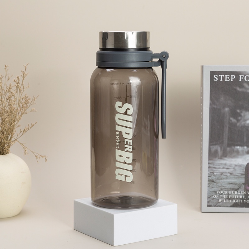 Bình Nước Thể Thao 1160ml SUPERBIG BINVER Nắp Nhôm Bạc