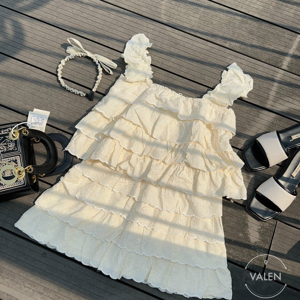 Set áo 2s ren + cvay ren tầng ( 3060 )