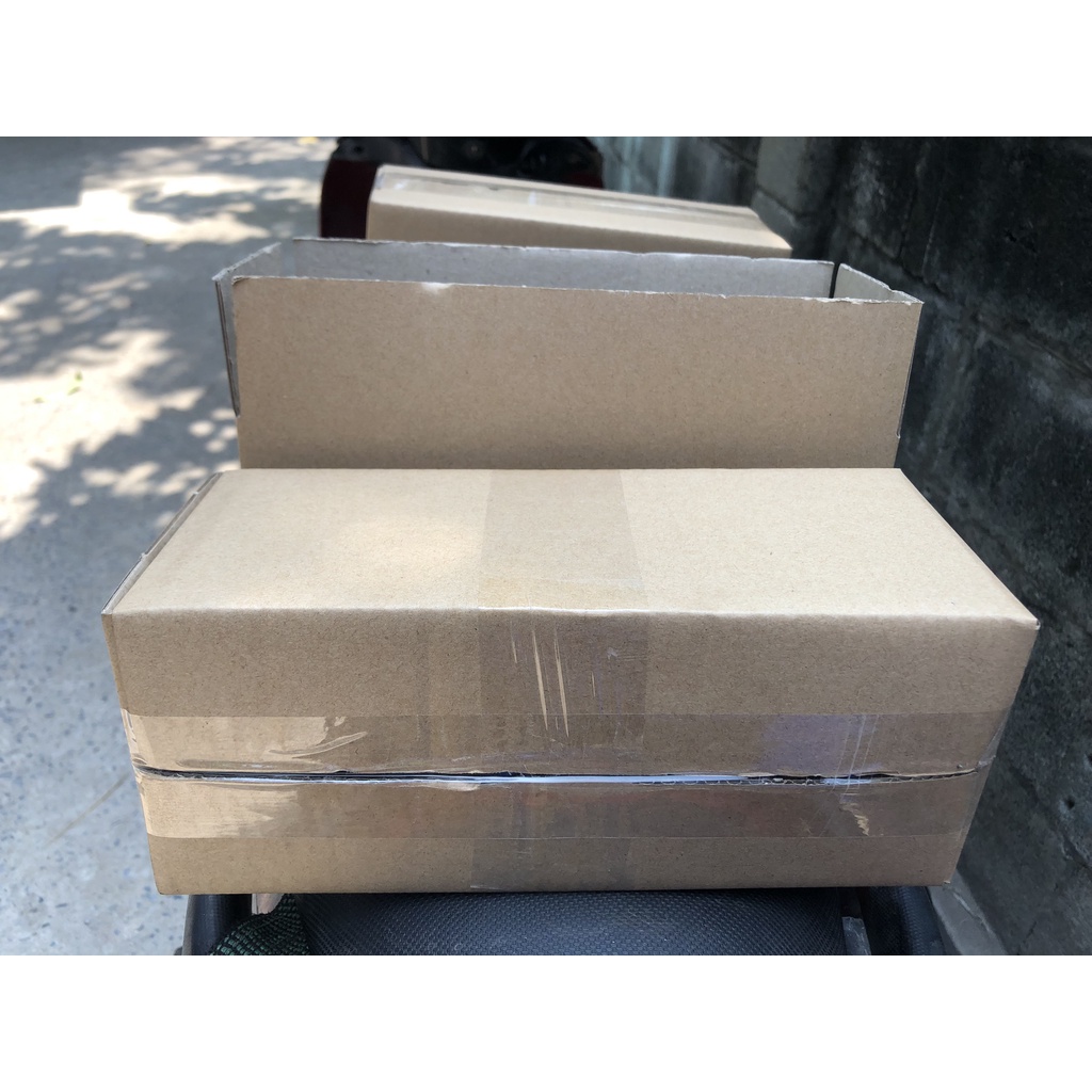 60 hộp 25x10x10 - Hộp carton đóng hàng - carton COD - Carton 3 lớp,
