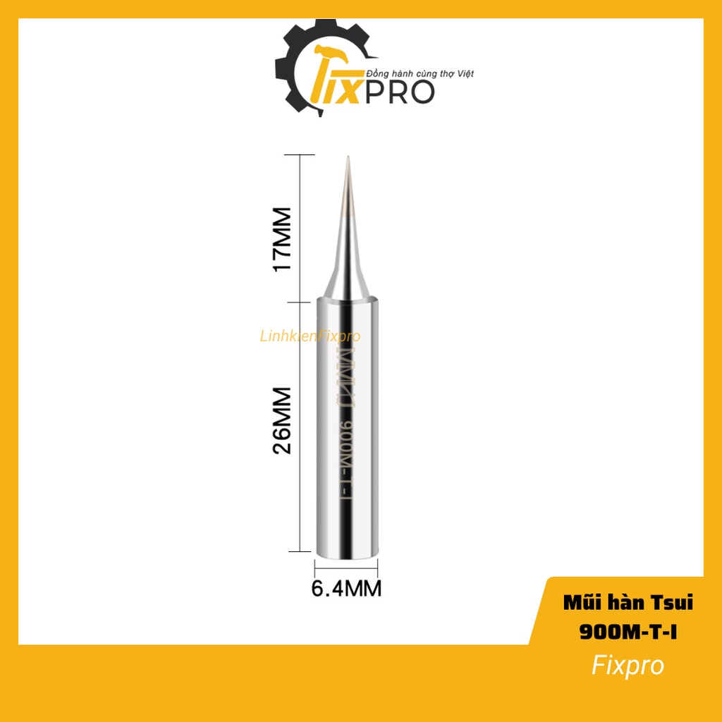 Mũi hàn nhọnTsui 900M-T-I, mũi hàn nhọn 936 đồng cao cấp