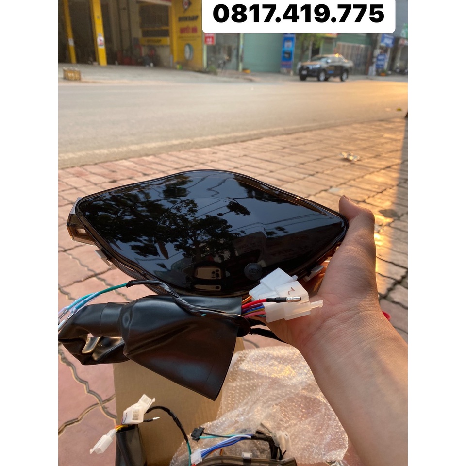 Đồng hồ điện tử 2022 PLUS gắn Wave Alpha, Wave S , Wave RS , Wave 50cc full led lcd ( đối chiếu mẫu gống hìn