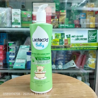 Sữa tắm gội Lactacyd milky 500ml