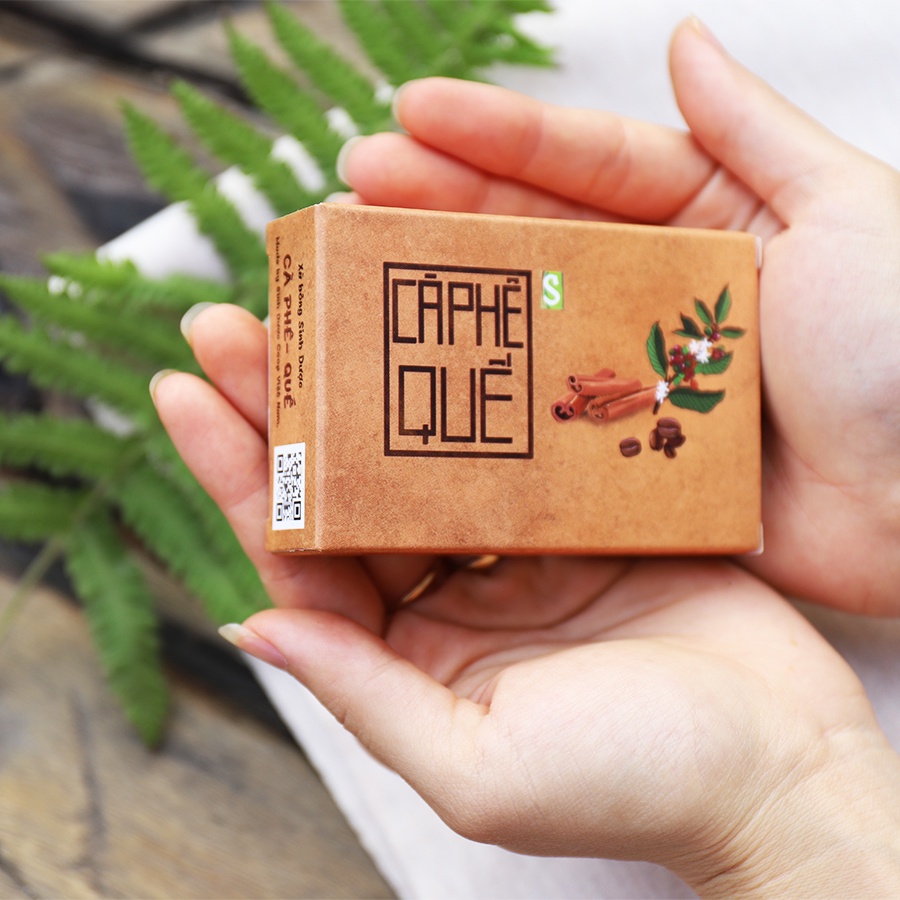 Xà bông sinh dược cà phê quế chiết xuất thiên nhiên giúp dưỡng ẩm cơ thể và làm sạch làn da