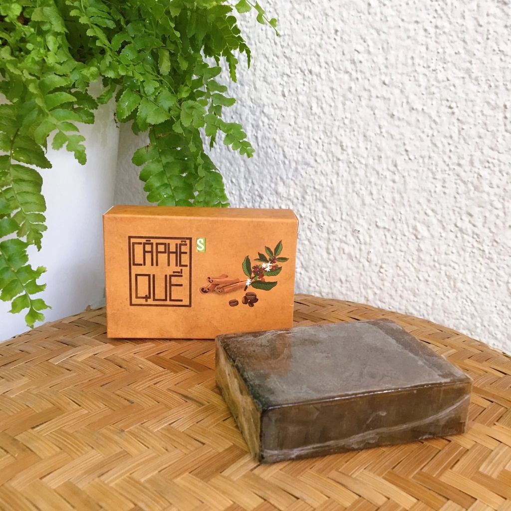 Xà bông sinh dược cà phê quế chiết xuất thiên nhiên giúp dưỡng ẩm cơ thể và làm sạch làn da