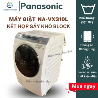 Máy giặt Panasonic NA - VX3101L nội địa Nhật sấy Block zin nguyên bản bảo hành 18 tháng