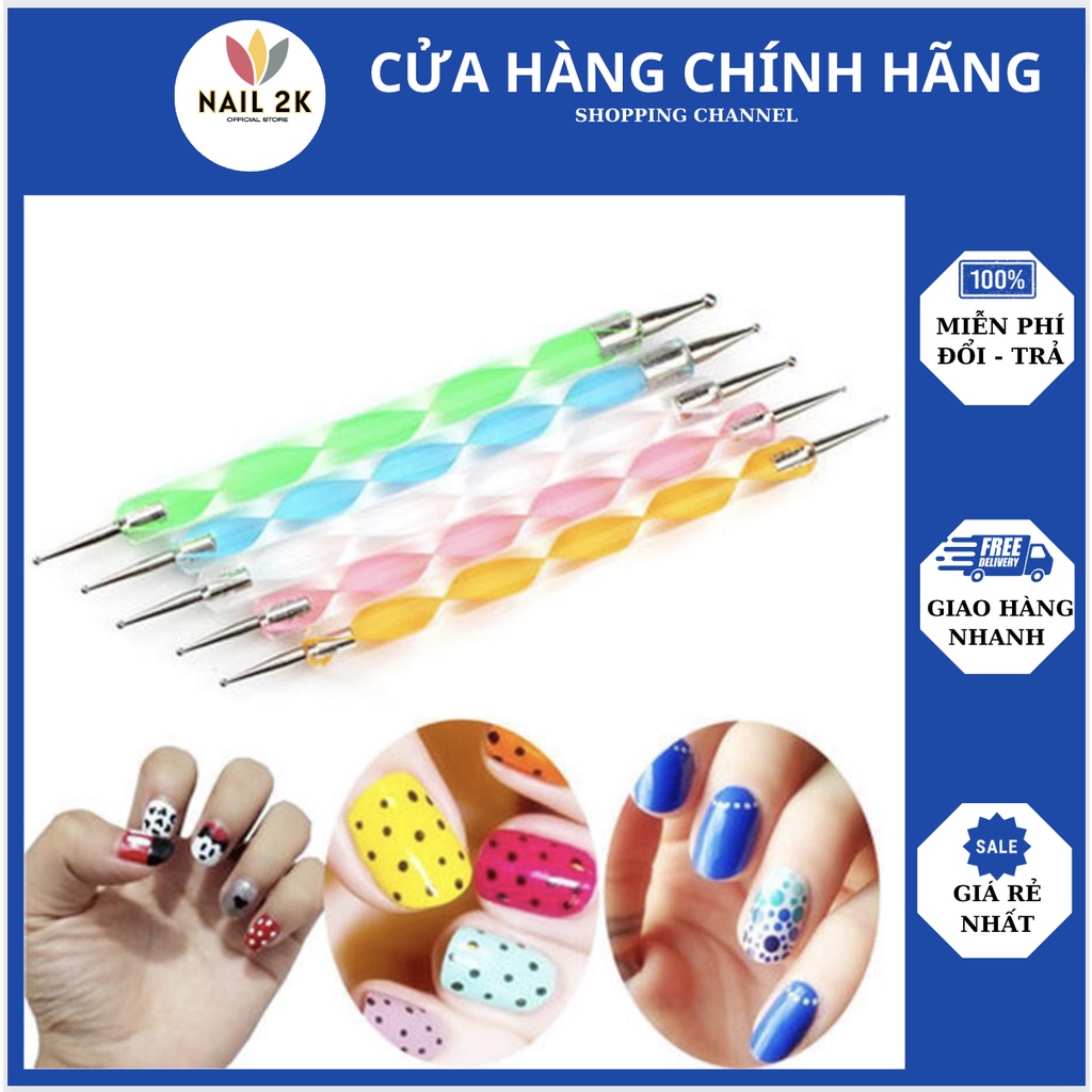 Bút chấm bi trang trí móng nail