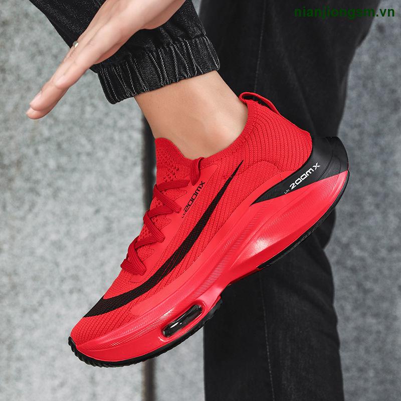 Giày Chạy Bộ marathon Phong Cách Mới 2023 Có Đệm Khí Chống Trượt Cho Nam Sinh Trung Học