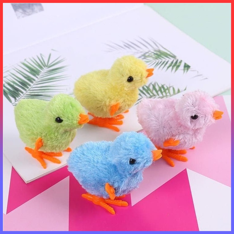 Đồ Chơi Gà Con Cho Bé -  Gà Vặn Cót Vui Nhộn