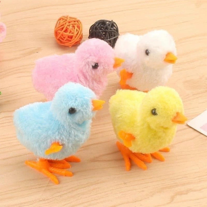Đồ Chơi Gà Con Cho Bé -  Gà Vặn Cót Vui Nhộn