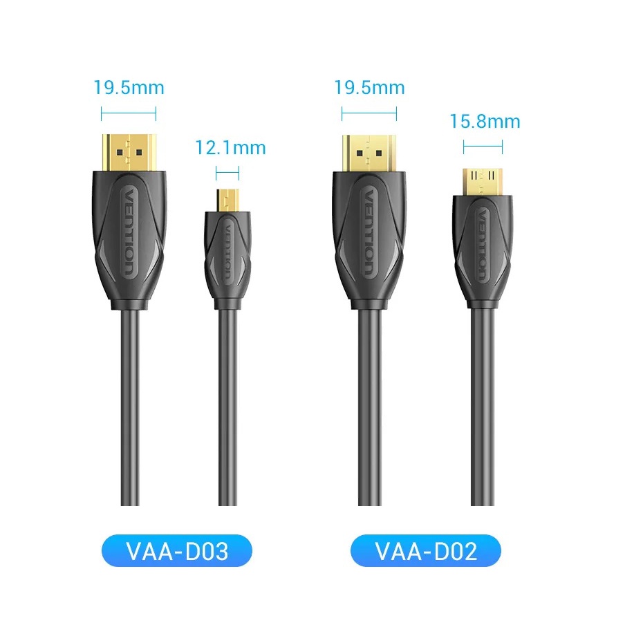 Cáp Hình Ảnh Mini HDMI to HDMI/ Micro HDMI to HDMI