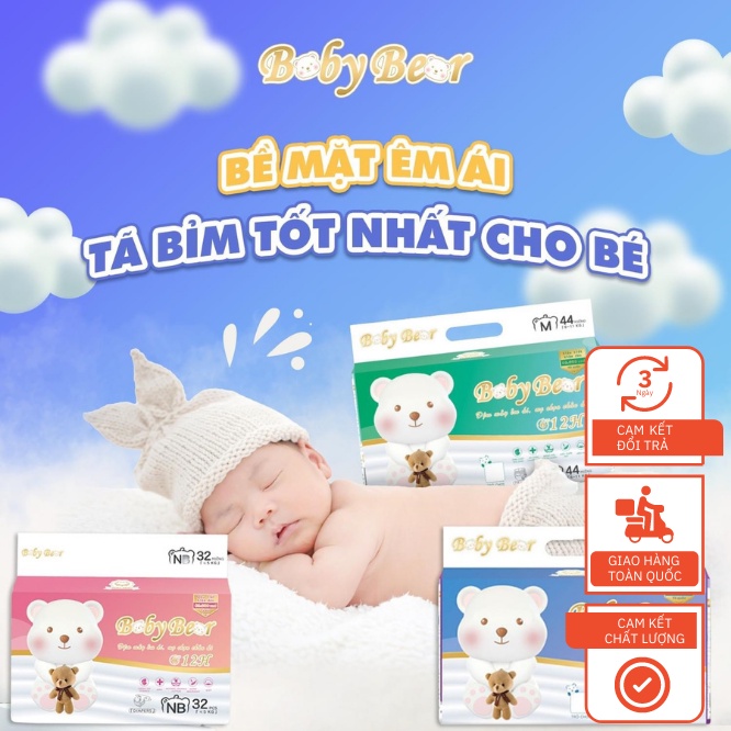 Bỉm Bobby Bear Dán/Quần Đủ Size