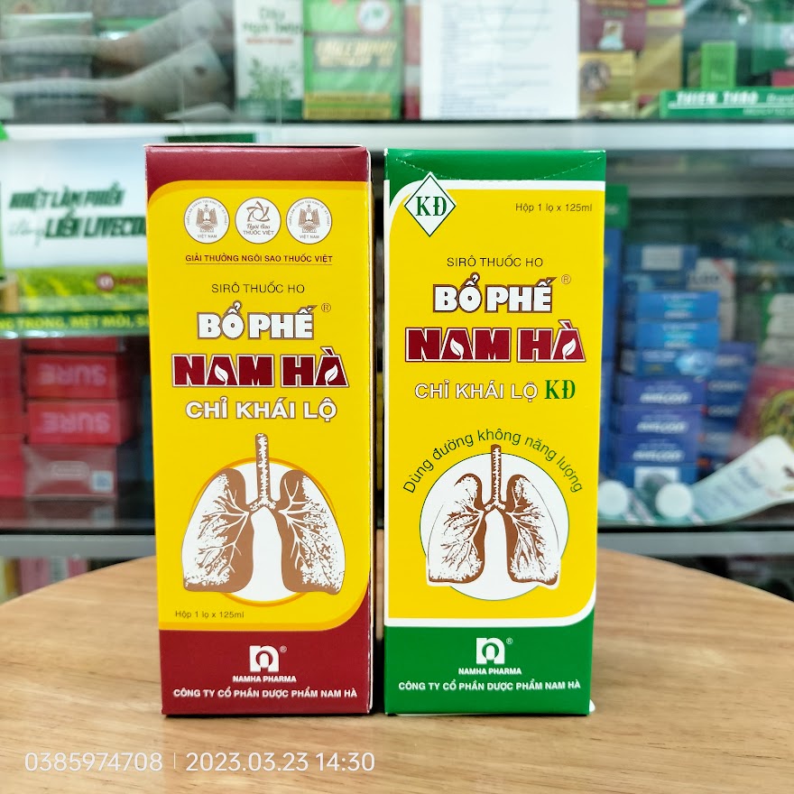 Thực Phẩm Bảo Vệ Sức Khoẻ Siro Bổ Phế Nam Hà Chỉ Khái Lộ
