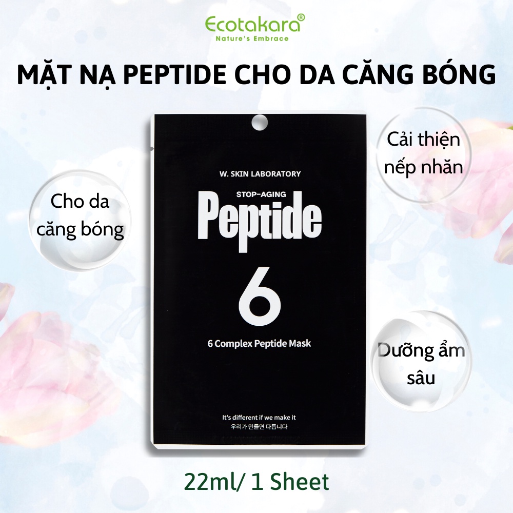 [Date 13/3/2025] Mặt nạ ngừa lão hóa dưỡng ẩm sâu PEPTIDE MASK (2ml/1 sheet) (Có tem phụ nhập khẩu chính ngạch}