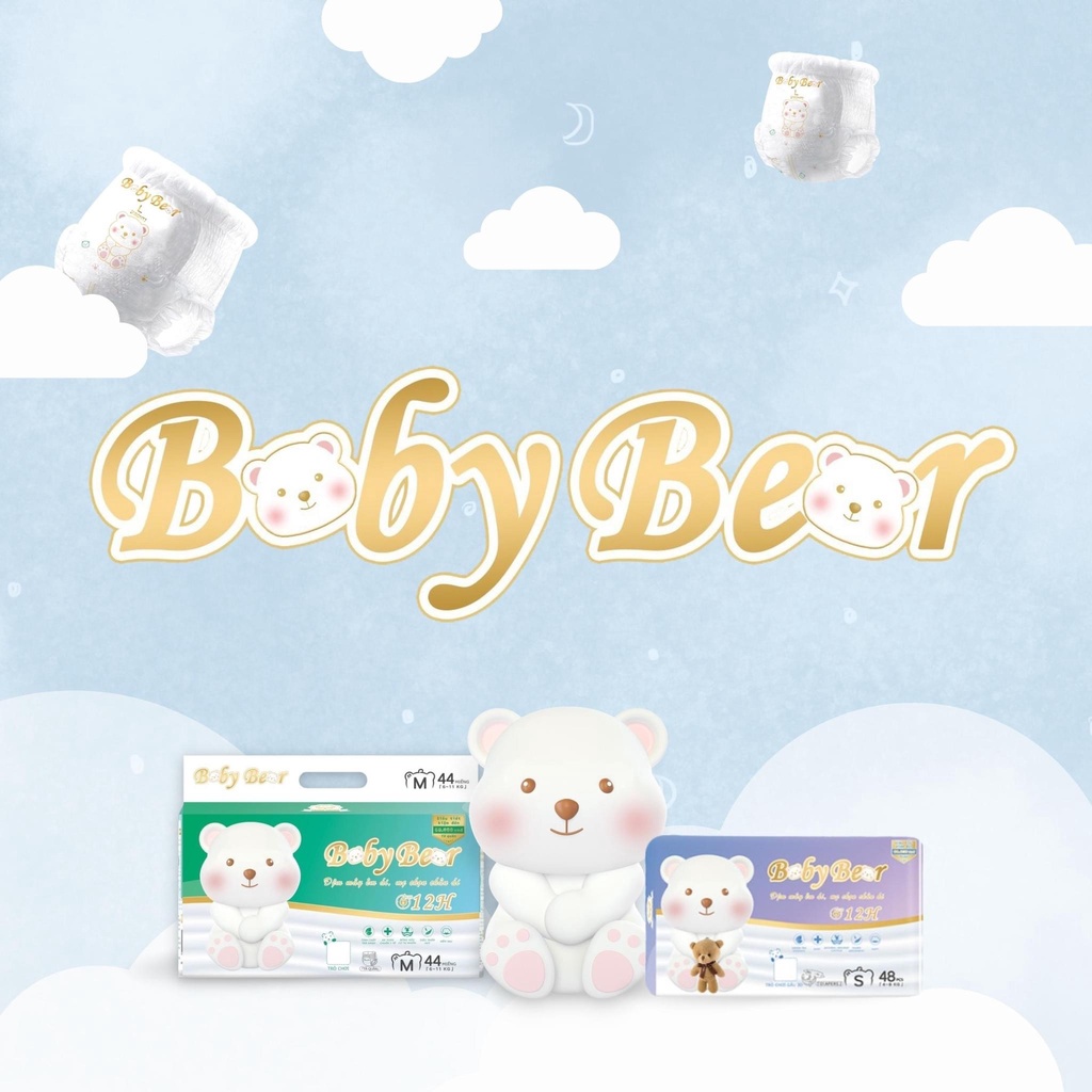 Bỉm Bobby Bear Dán/Quần Đủ Size