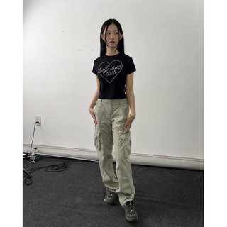 Áo croptop đính cườm SLC