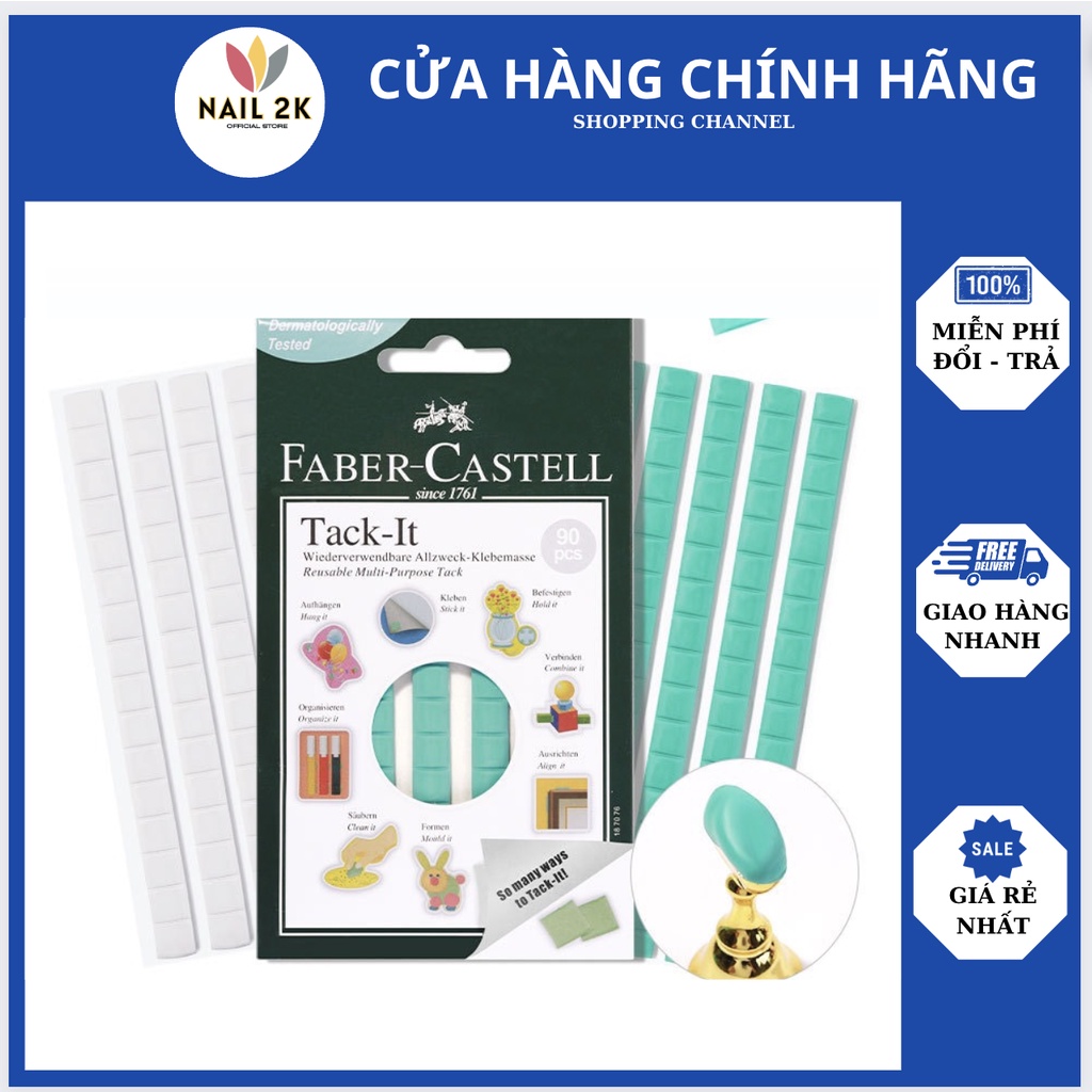 Cao Su Đa Năng Dán Móng Nail Giả