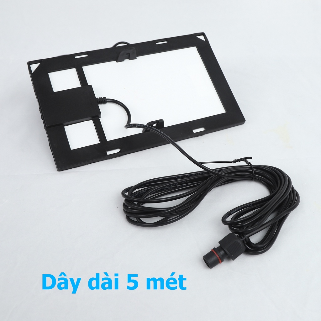 Đèn Led Năng Lượng Mặt Trời 300W có điều khiển Dây dài 5m