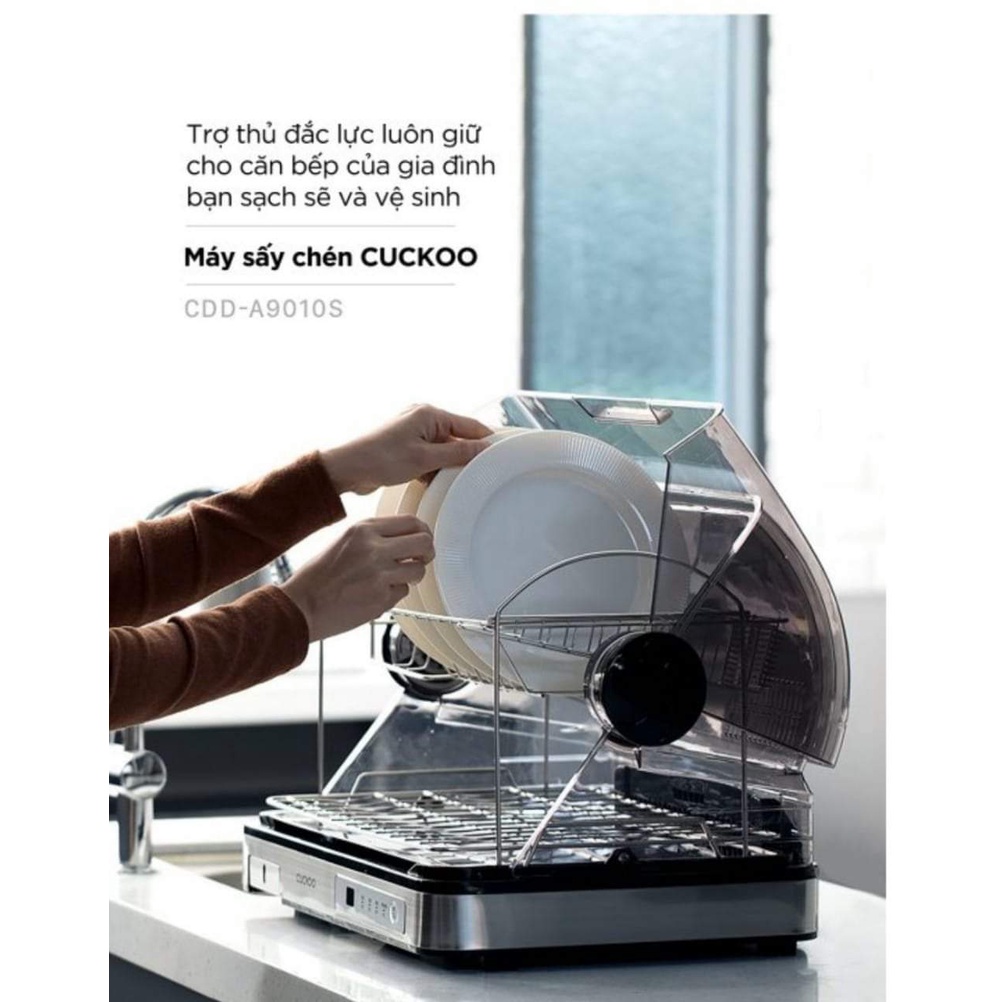 Máy sấy chén CUCKOO 40 lít CDD-A910S công suất 350W - Hàng chính hãng