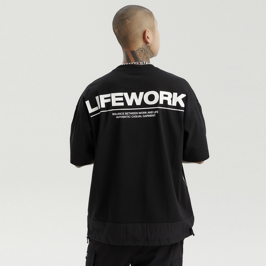 [CHÍNH HÃNG] Áo thun Life work simple woven - DOC MO TA TRUOC KHI MUA HANG
