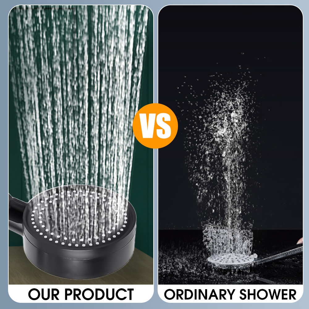 Vòi Hoa Sen Áp Suất Cao 5 Chế Độ Tùy Chỉnh Đa Năng Tiện Dụng Cho Nhà Tắm