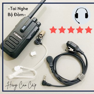 Tai nghe ống hơi bộ đàm cao cấp. Phiên bản dây chống đứt, 1 chân jack 3.5mm