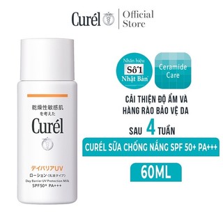 Sữa chống nắng Curel UV Protection Milk SPF 50+ PA+++ 60ml