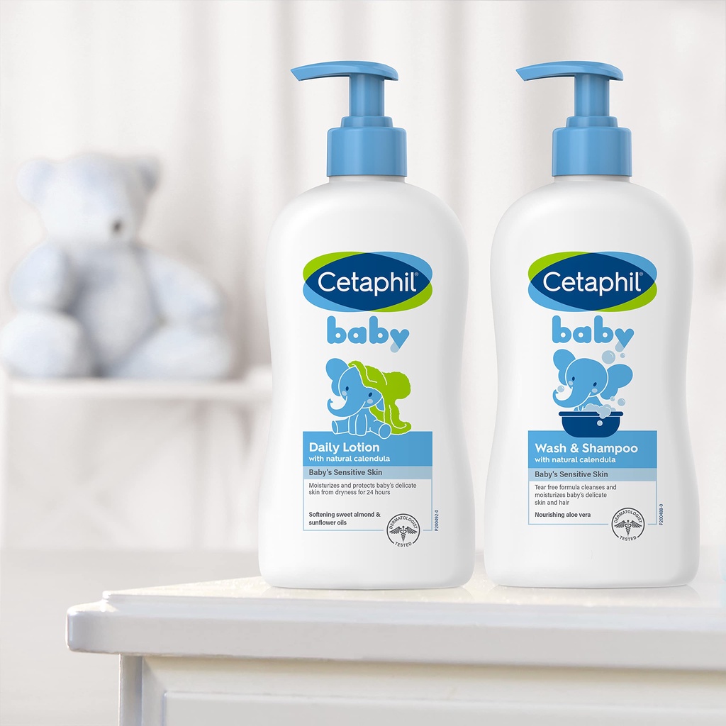 Sữa Dưỡng Ẩm Cetaphil Baby Daily Lotion Cho Da Em Bé 399ml/198ml | Minizon Kids