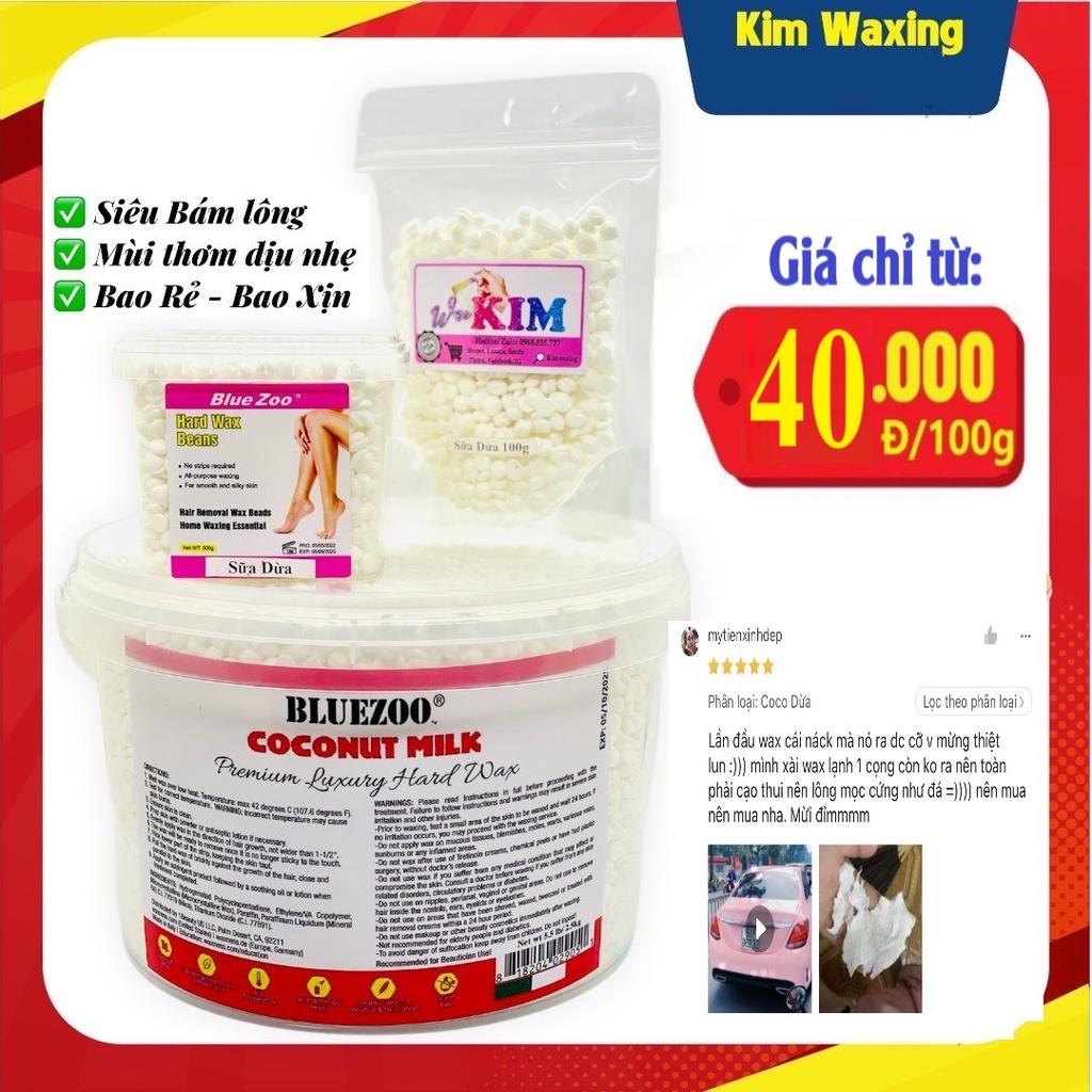 Sáp Wax Lông Nóng wax lông nách, lông chân Siêu Bám Lông