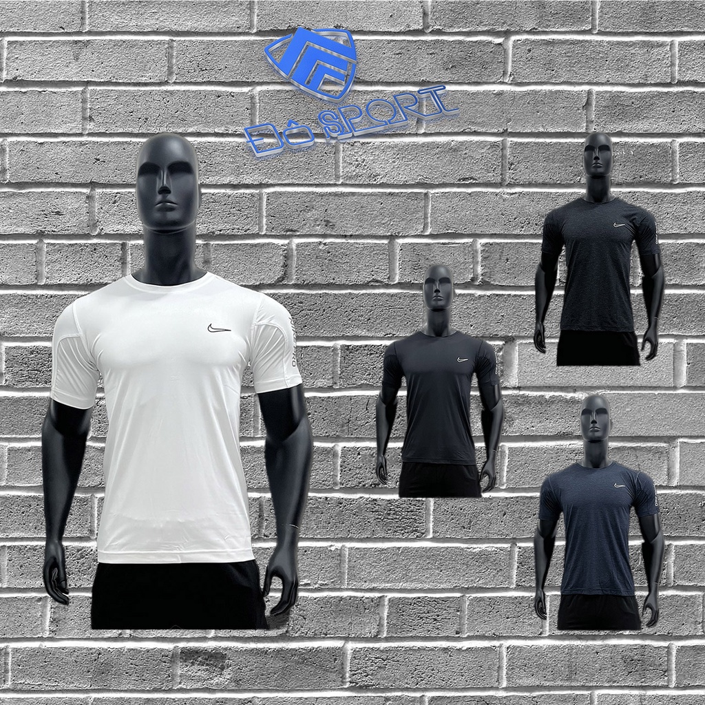 Áo thể thao nam form slimfit NKE chất thun lạnh co giãn 4 chiều hàng chuẩn VNXK 🏋️🚴‍♂️