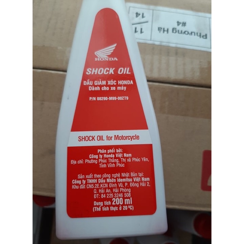 Dầu giảm xóc  chính hiệu Honda 200ml
