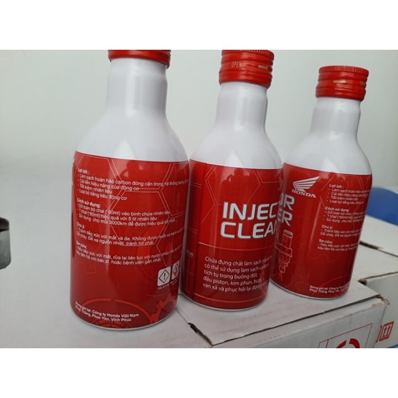 Chai súc động cơ, vệ sinh kim phun và buồng đốt xe máy chính hiệu Honda INJECTER-CLEANER 60ml