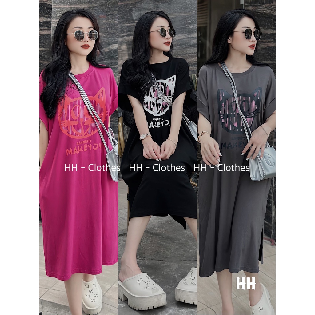 Mèo méo meo Váy đầm mèo hot hit cực đỉnh dáng xuông váy xuông đẹp