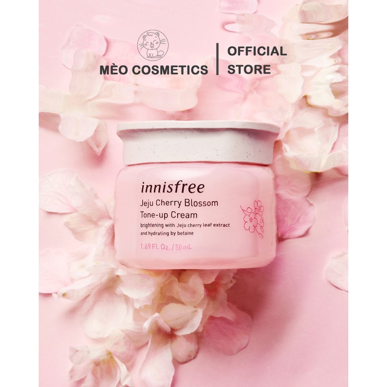 Kem dưỡng trắng nâng tone Innisfree Jeju Cherry Blossom