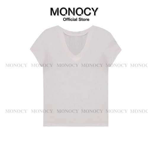 Áo Thun Ngắn Tay Cổ Tim Form Rộng BIGSIZE Vải Cotton Giãn Siêu Mềm Mát MNC14