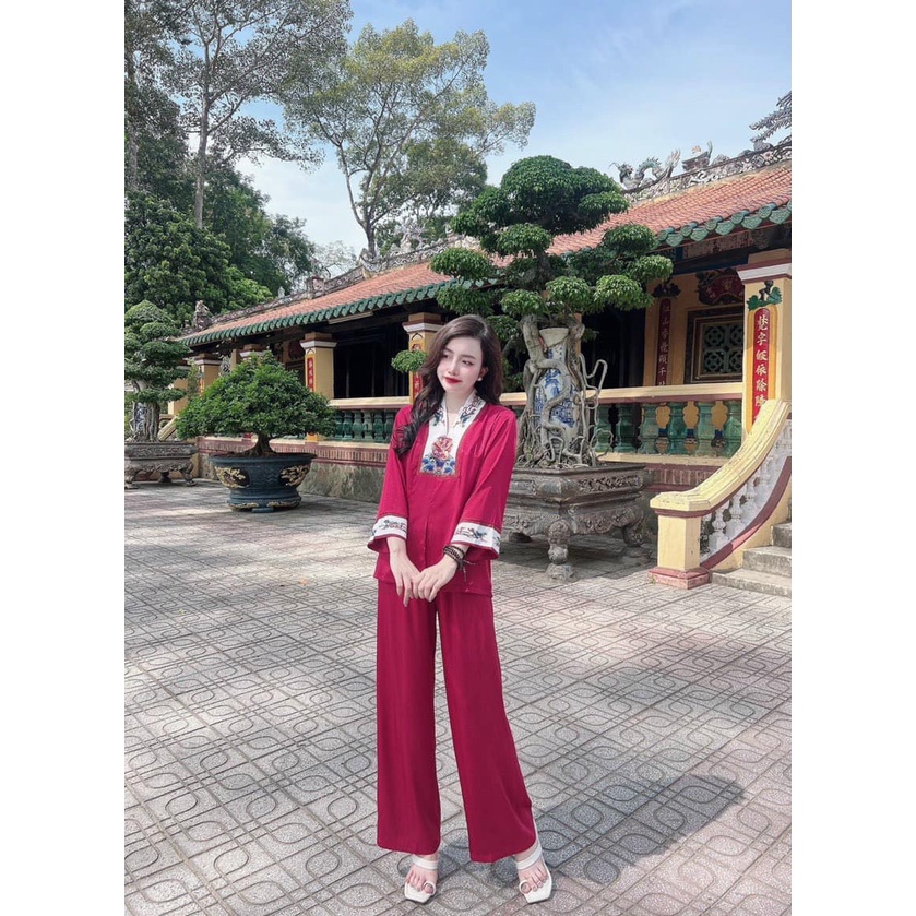 Quần Áo Phật Tử - Lam La Hán Nữ
