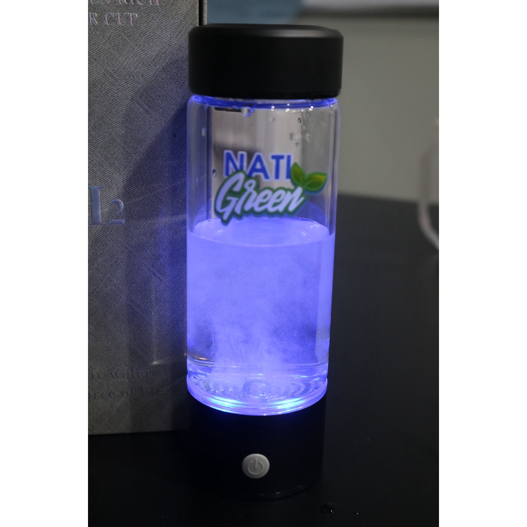 Máy tạo nước ion kiềm giàu Hydrogen, Bình tạo nước giàu hydrogen cầm tay Công nghệ Mỹ - Nati Life