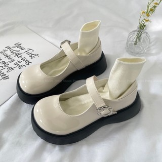 Giày Búp Bê/ Marry Jane/ Lolita PongShoes mũi tròn- FULL BOX- Mã 1554