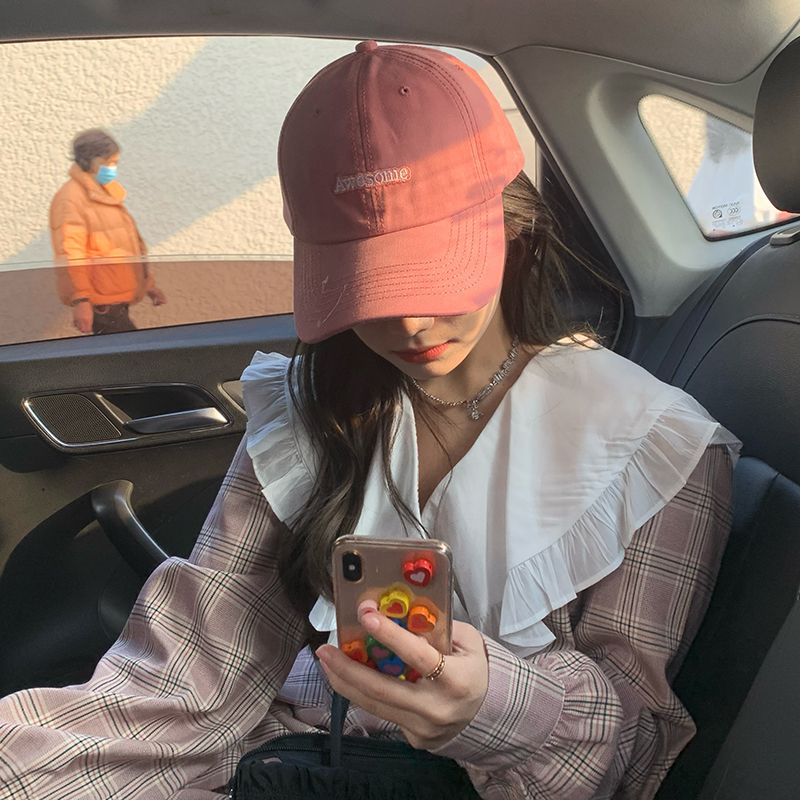 Mũ Lưỡi Trai Thêu Chữ Thời Trang Năng Động Cho Nữ