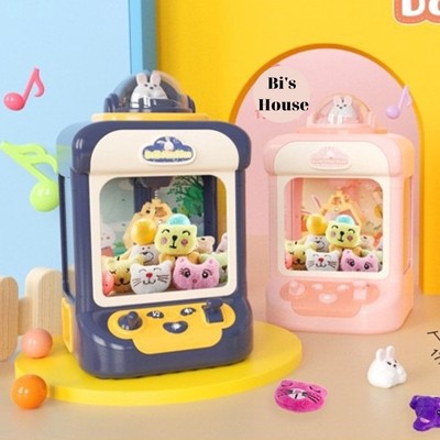 Máy gắp thú, đồ chơi gắp gấu bông mini có nhạc có đèn Bi's House