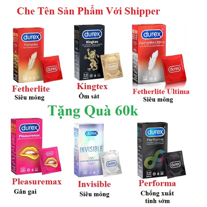 Bao Cao Su Durex, BCS Gai, Siêu Mỏng