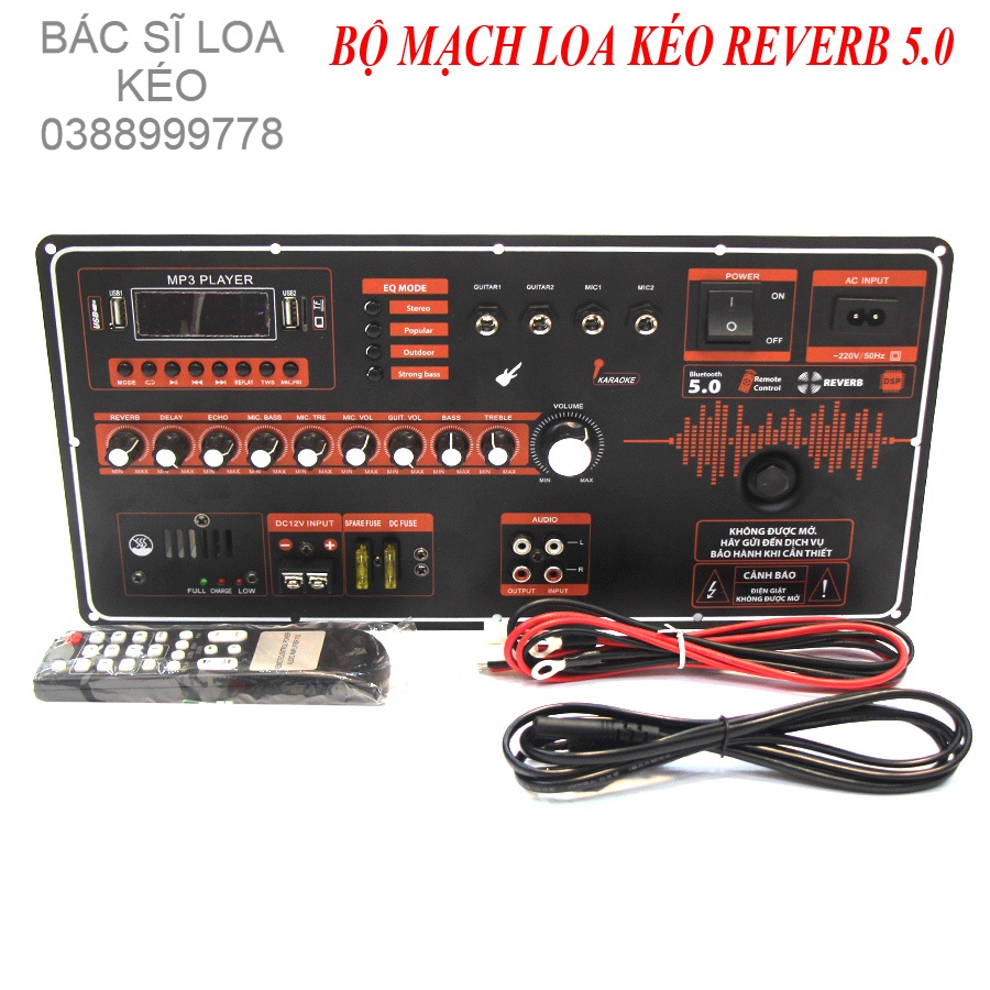 Mạch Loa Kéo DSP-T21 Echo Reverb 520w