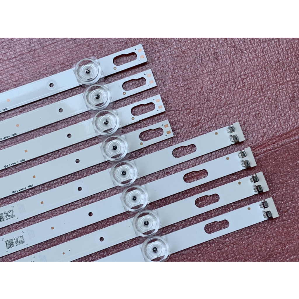 THANH LED TIVI SAMSUNG 55TU7000 55TU8000 55TU7020 55TU7025 55TU7092  HÀNG MỚI 100% BỘ 8 THANH MỖI THANH 5 BÓNG 3V