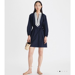 C428 váy cổ v xuất dư của tory burch