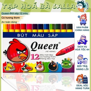 Sáp màu - Bút chì màu sáp 12 màu Queen ( NỮ HOÀNG )